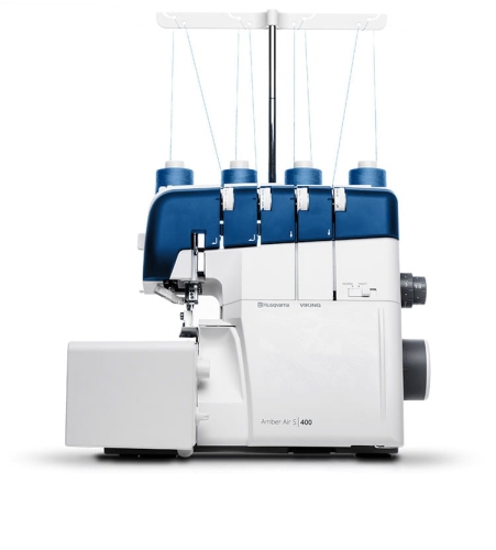 Husqvarna Amber Air S400 Owerlok z pneumatycznym nawlekaniem  - 5 lat gwarancji