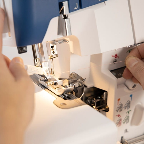 Husqvarna Amber Air S400 Owerlok z pneumatycznym nawlekaniem  - 5 lat gwarancji