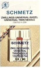 Igła podwójna do ściegu ozdobnego SCHMETZ 80/2,5 (S79)