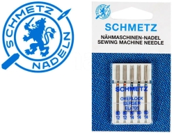 Igły do owerloków domowych ELx705 Schmetz MIX 2x80, 3x90 (S109)