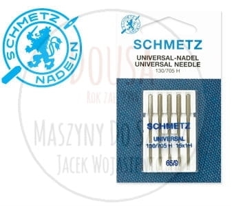 Igły uniwersalne SCHMETZ półpłaskie 65 - 5 szt. (S02) 