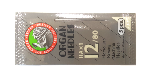 3043 Igły półpłaskie uniwersalne Organ HAx1 rozmiar 80/12 