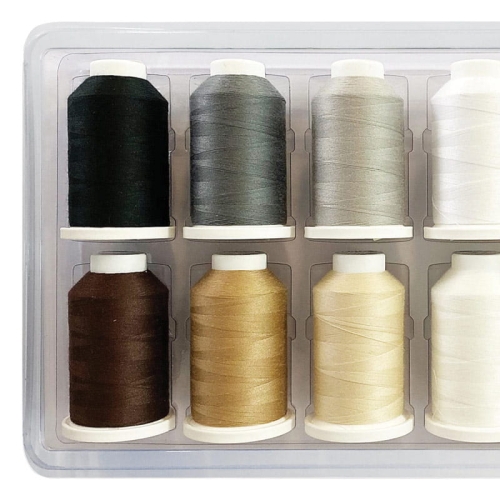 Zestaw 12 nici do owerloka Madeira Aerolock 12 x 2000 m