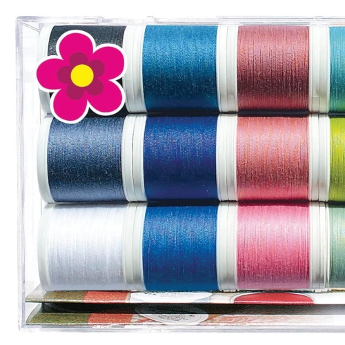 Komplet nici do szycia Madeira Aerofil 18 x 400 m