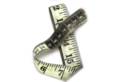 Miara krawiecka 150cm metryczna i calowa (różne kolory)