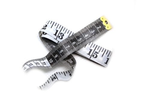 Miara krawiecka 150cm metryczna i calowa (różne kolory)