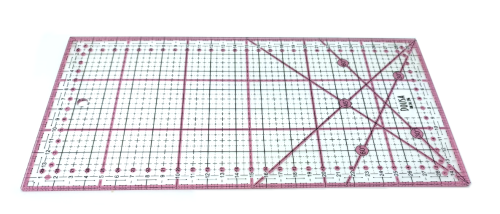 Linijka prostokątna z podziałką 30x15cm + kąty