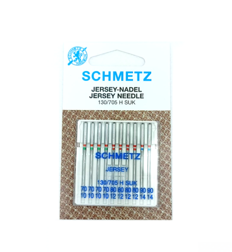 Igły kulkowe do dzianin, jerseyu SCHMETZ(117) 10szt. 4x70, 4x80, 2x90