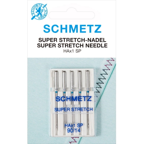Igły do dzianin Super Stretch SCHMETZ półpłaskie 90 - 5 szt. (S32)