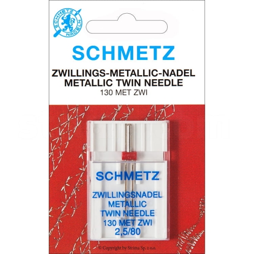 Igła do haftu nićmi metalicznymi SCHMETZ rozmiar 80/2,5 (S90)