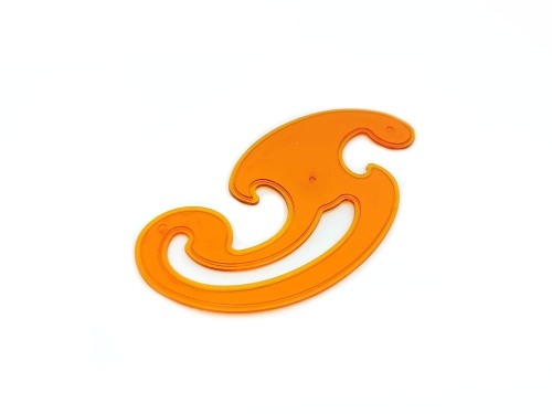 Zestaw krzywików krawieckich 3 szt. pomarańczowe