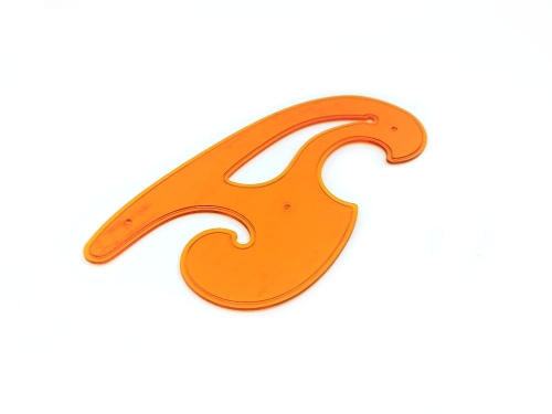 Zestaw krzywików krawieckich 3 szt. pomarańczowe