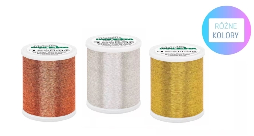 Nić hafciarska metalizowana Madeira FS No. 40 - 1000m (różne kolory)