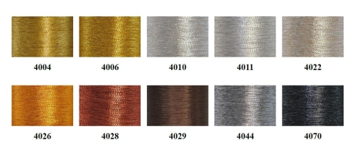 Nić hafciarska metalizowana Madeira FS No. 40 - 1000m (różne kolory)