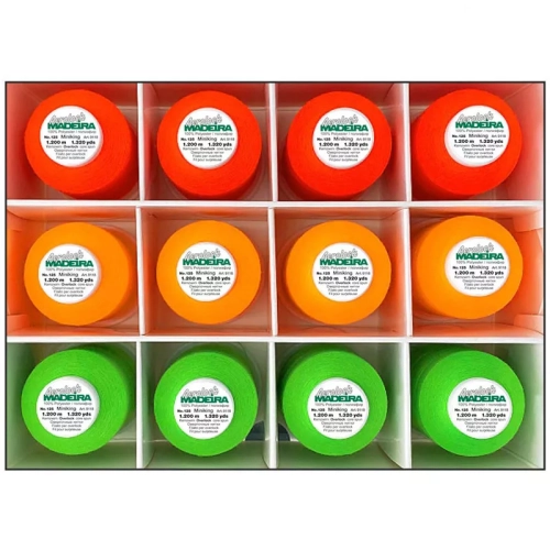 Nici do owerloka Madeira Aerolock + Madeira Aeroflock 12 szt. (różne zestawy)