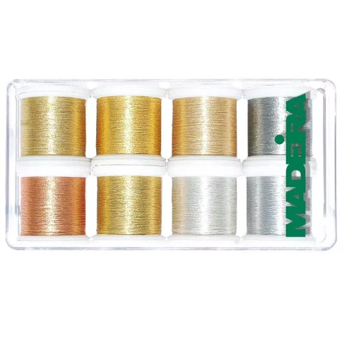 Zestaw nici metalicznych Madeira Heavy Metal 8 x 200m (8014)