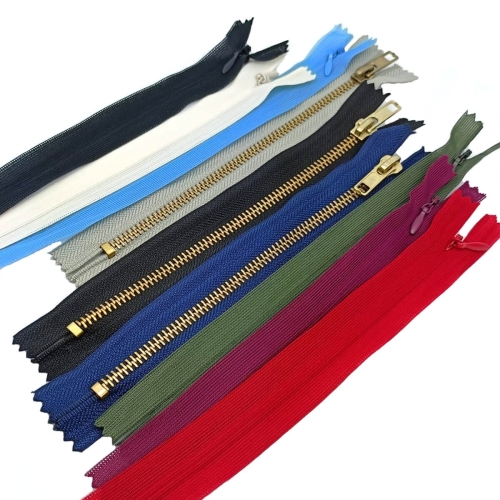 Zestaw zamków błyskawicznych w różnych kolorach 35 szt.