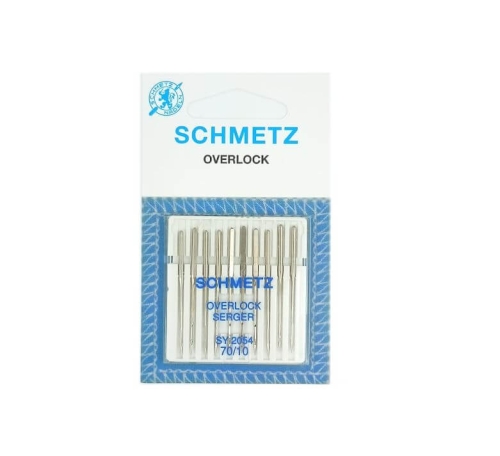 Igły SCHMETZ do owerloków domowych Singer 2054 rozmiar 70 - 10 szt. (S97)