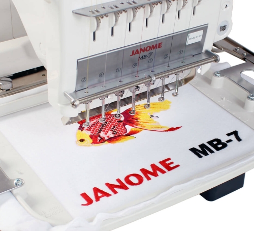 Hafciarka 7-igłowa Janome MB-7E + Bezpłatna dostawa (warianty do wyboru)