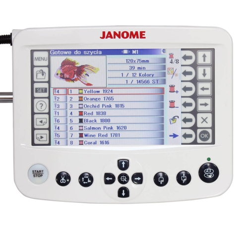 Hafciarka 7-igłowa Janome MB-7E + Bezpłatna dostawa (warianty do wyboru)
