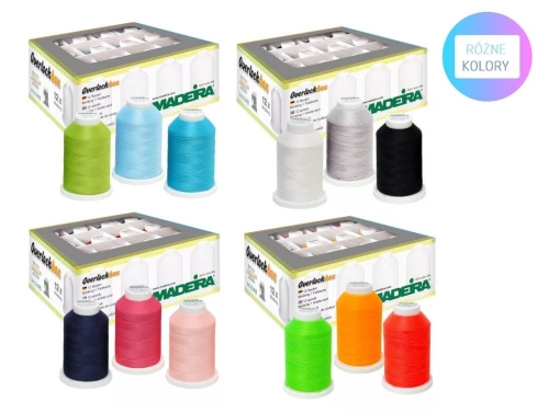 Nici do owerloka Madeira Aerolock + Madeira Aeroflock 12 szt. (różne zestawy)