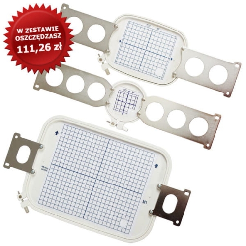 Zestaw tamborków do hafciarki MB-4 i MB-4S