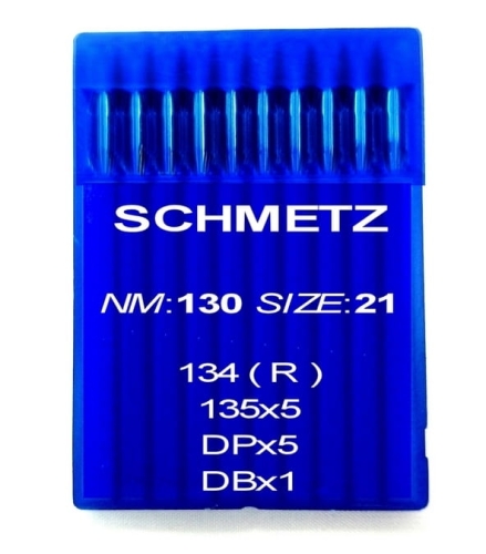 Igły Schmetz 135x5 DPx5 rozmiar 130 R do stebnówek
