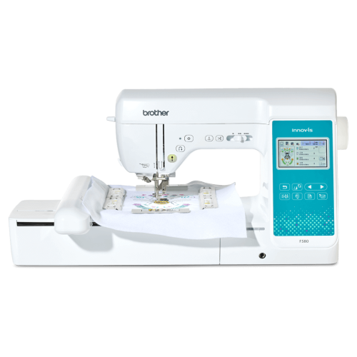 Brother F580 maszyno-hafciarka + gratisy + zestaw 4 tamborków