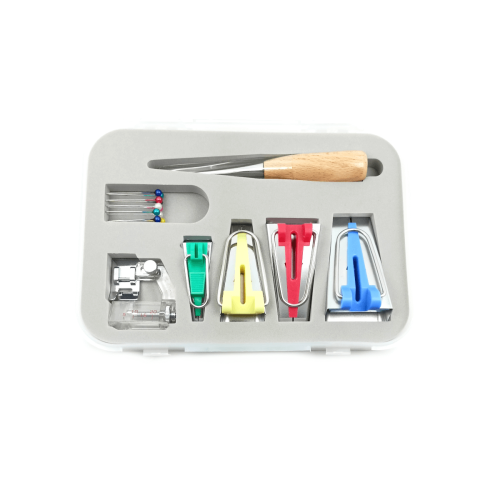 Zestaw zwijaczy do zaprasowywania lamówki + lamownik + szydło