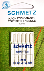 Igły Top-Stitch SCHMETZ półpłaskie MIX 80, 90, 100 (S72)
