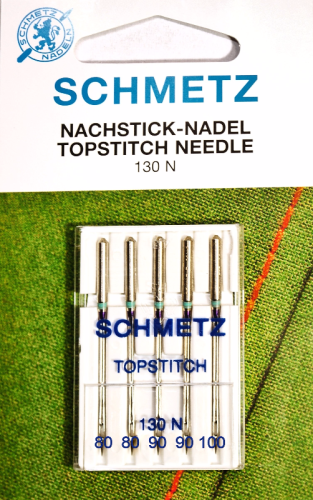 Igły Top-Stitch SCHMETZ półpłaskie MIX 80, 90, 100 (S72)