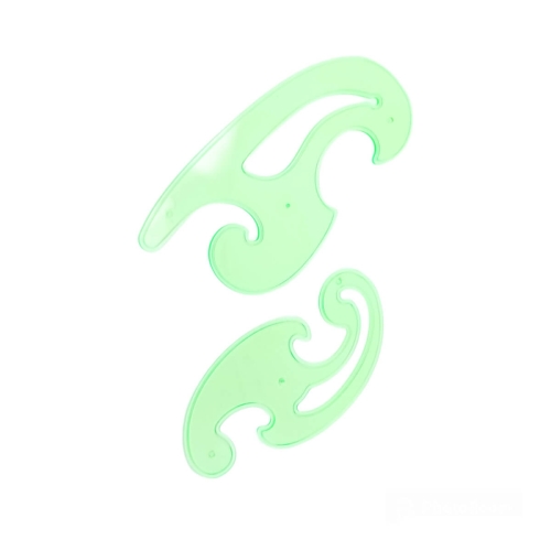 Zestaw krzywików krawieckich 3 szt. zielone