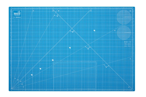 93 Mata samogojąca 90 x 60 cm dwustronna błękitna