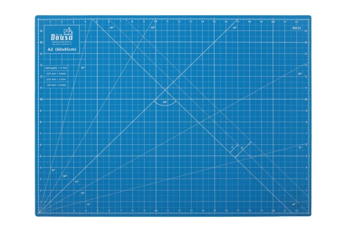 63 - Mata samogojąca 60 x 45 cm dwustronna błękitna