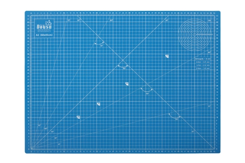 63 - Mata samogojąca 60 x 45 cm dwustronna błękitna