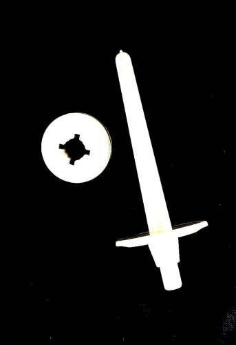 Trzpień i zatyczka na nici do maszyn do szycia Singer i Łucznik kl.800