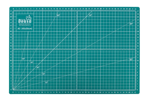 41 - Mata samogojąca 45 x 30 cm dwustronna zielona