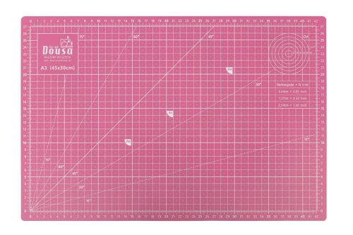 45 - Mata samogojąca 45 x 30 cm dwustronna różowa