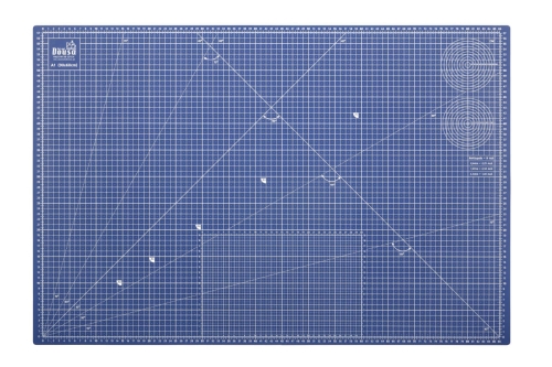 92 Mata samogojąca 90 x 60 cm dwustronna niebieska