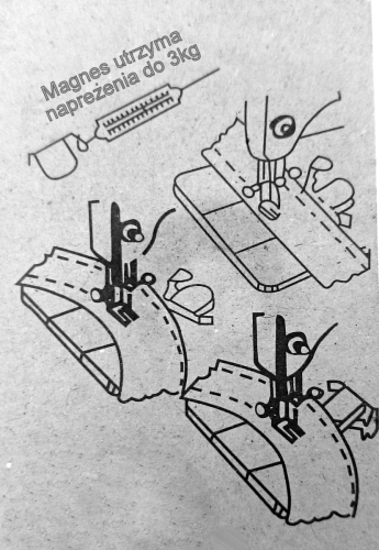 Magnetyczny liniał do maszyn - duży