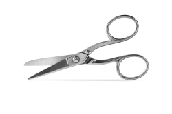 Nożyce krawieckie metalowe 10cm srebrne