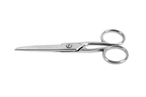 Nożyce krawieckie metalowe 10cm srebrne