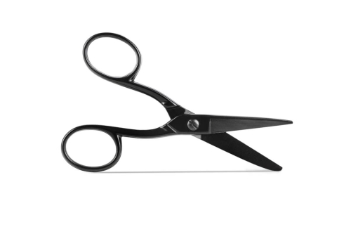 Nożyce krawieckie metalowe 10cm czarne