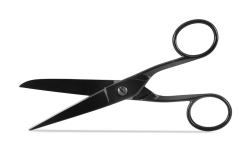 Nożyce krawieckie metalowe 14,7 cm czarne