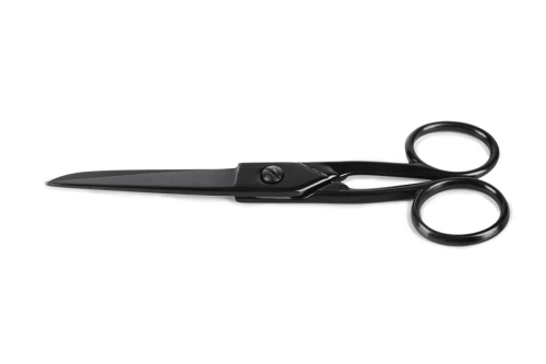 Nożyce krawieckie metalowe 14,7 cm czarne