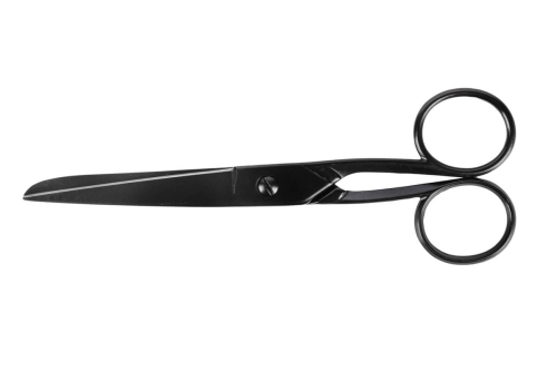 Nożyce krawieckie metalowe 17,4 cm czarne
