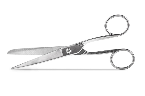 Nożyce krawieckie metalowe 20 cm srebrne