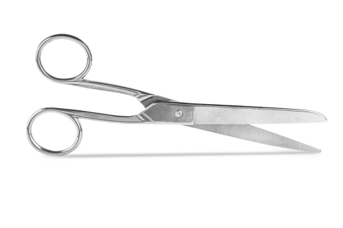 Nożyce krawieckie metalowe 20 cm srebrne