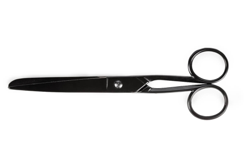 Nożyce krawieckie metalowe 20 cm czarne