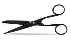 Nożyce krawieckie metalowe 20 cm czarne